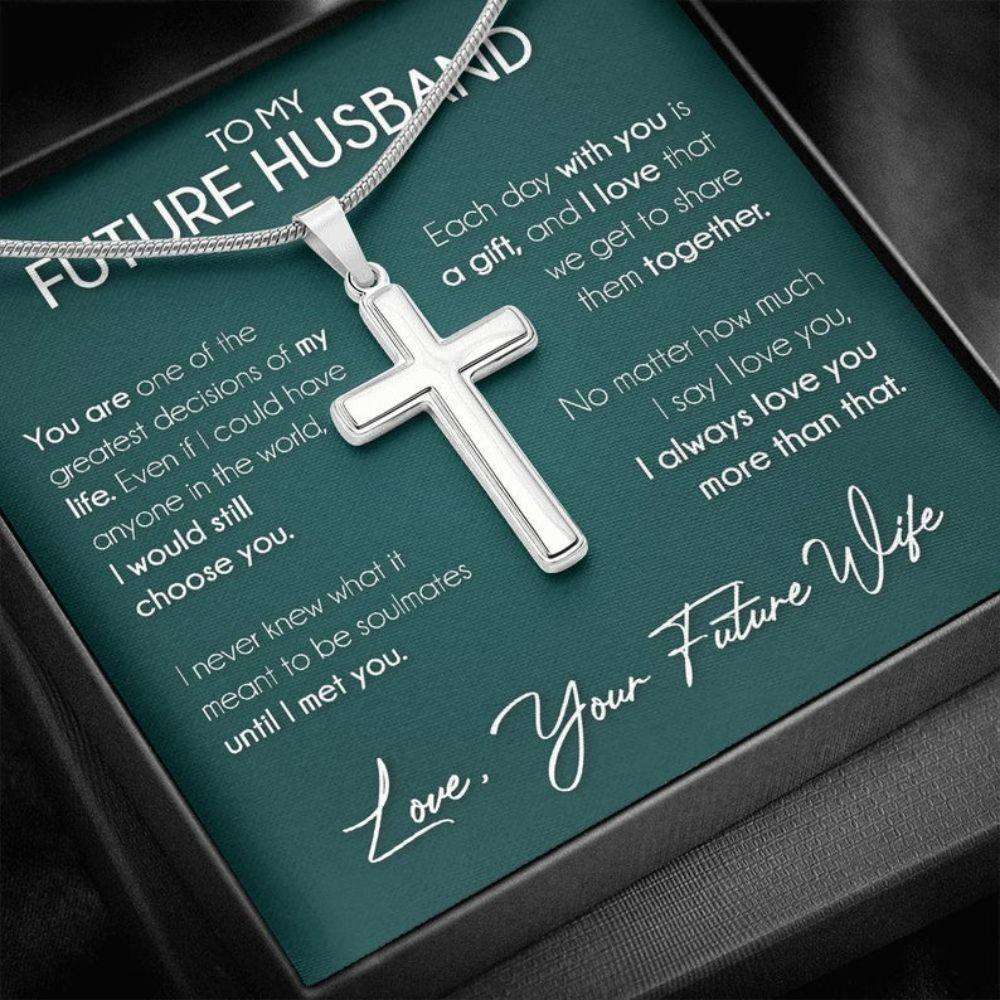 Husband Necklace, Boyfriend Necklace, Necklace Gift For Future Husband, Boyfriend Sentimental Anniversary Promise Wedding Gift Gifts For Boyfriend Rakva