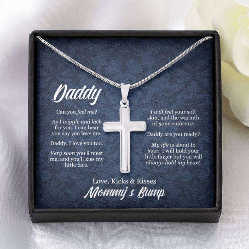 Husband Necklace, Dad Necklace, New Dad Necklace Gift From Baby Bump, Daddy Gift From Bump, Dad To Be Gifts Rakva