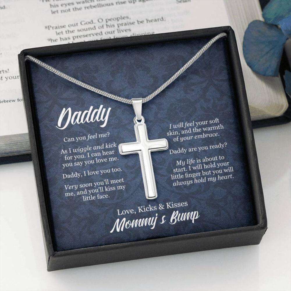 Husband Necklace, Dad Necklace, New Dad Necklace Gift From Baby Bump, Daddy Gift From Bump, Dad To Be Gifts Rakva