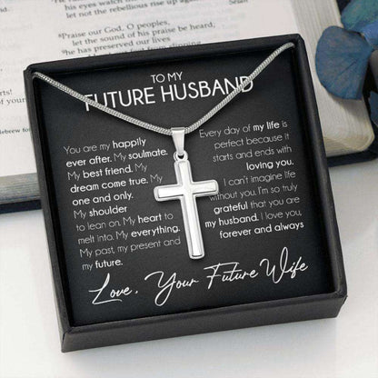 Husband Necklace, Necklace Gift For Future Husband, Boyfriend Sentimental Anniversary Promise Wedding Gift Gifts For Boyfriend Rakva