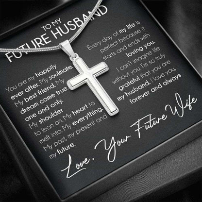 Husband Necklace, Necklace Gift For Future Husband, Boyfriend Sentimental Anniversary Promise Wedding Gift Gifts For Boyfriend Rakva