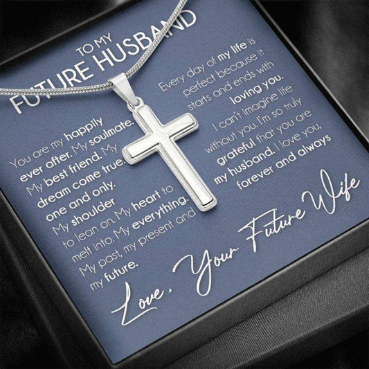 Husband Necklace, Necklace Gift For Future Husband, Boyfriend Sentimental Anniversary Promise Wedding Gift Gifts For Boyfriend Rakva