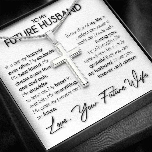 Husband Necklace, Necklace Gift For Future Husband, Boyfriend Sentimental Anniversary Promise Wedding Gift Gifts For Boyfriend Rakva