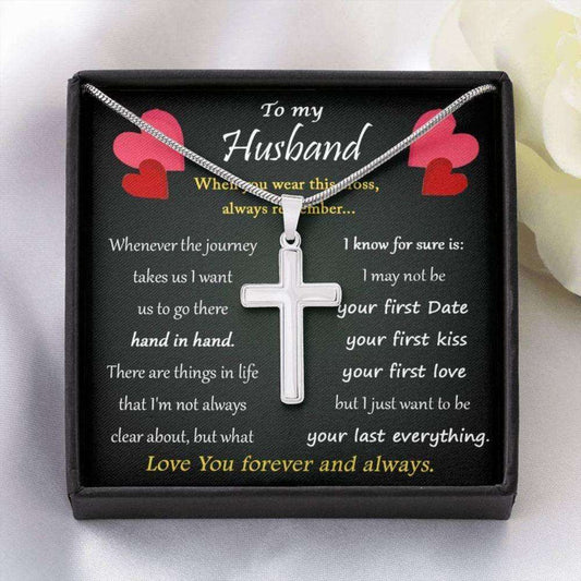 Husband Necklace, Necklace Gift For Husband From Wife, Anniversary, Birthday Gift Father's Day Rakva