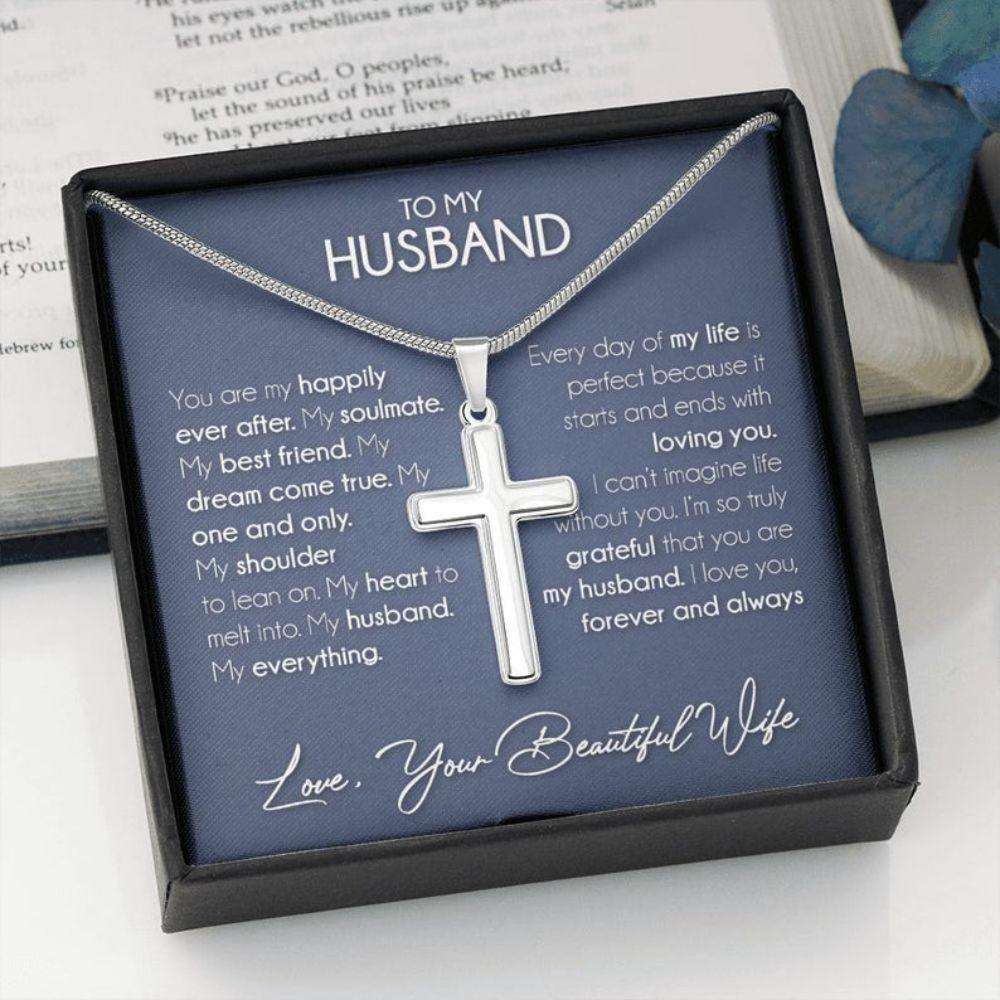 Husband Necklace, To My Husband Necklace Gifts, Anniversary Gift For Husband From Wife, Wedding Gift Gifts For Husband Rakva