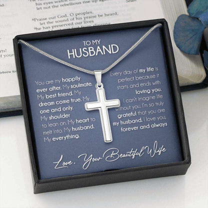 Husband Necklace, To My Husband Necklace Gifts, Anniversary Gift For Husband From Wife, Wedding Gift Gifts For Husband Rakva