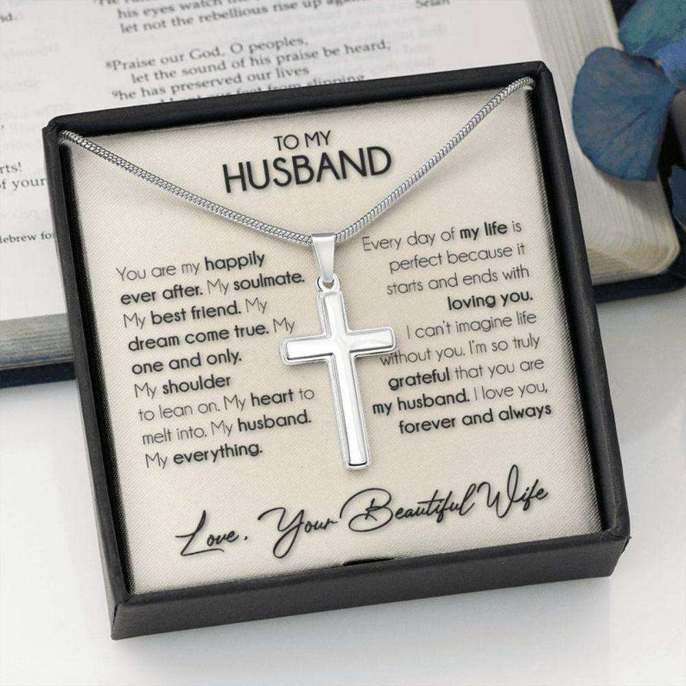 Husband Necklace, To My Husband Necklace Gifts, Anniversary Gift For Husband From Wife, Wedding Gift Gifts For Husband Rakva