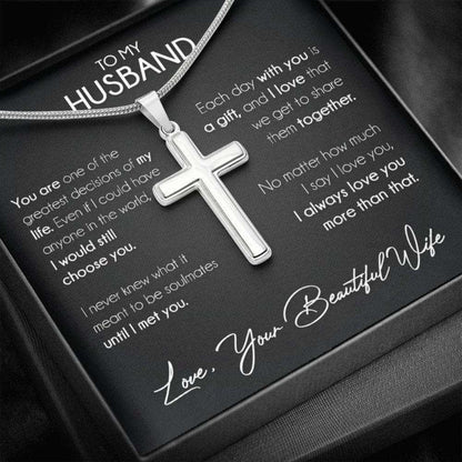 Husband Necklace, To My Husband Necklace Gifts, Anniversary Gift For Husband From Wife, Wedding Gift Gifts For Husband Rakva