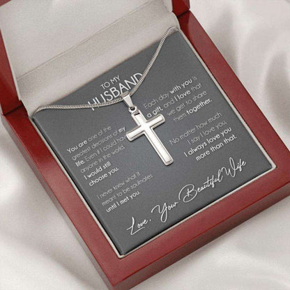 Husband Necklace, To My Husband Necklace Gifts, Anniversary Gift For Husband From Wife, Wedding Gift Gifts For Husband Rakva