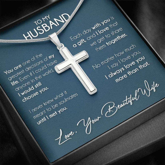 Husband Necklace, To My Husband Necklace Gifts, Anniversary Gift For Husband From Wife, Wedding Gift Gifts For Husband Rakva
