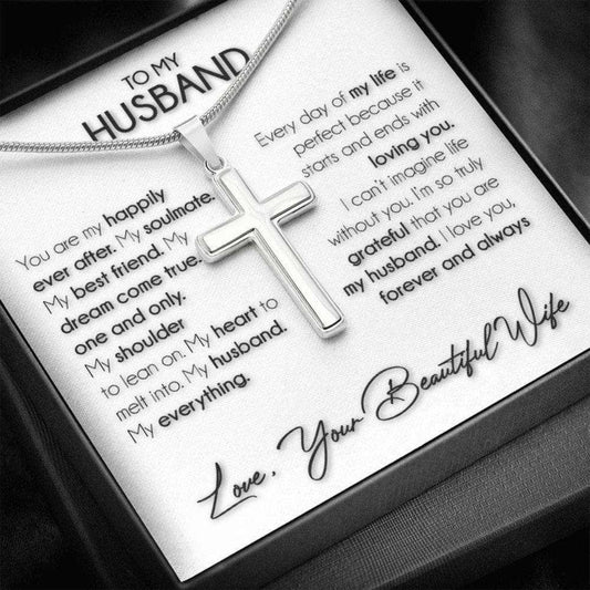 Husband Necklace, To My Husband Necklace Gifts, Anniversary Gift For Husband From Wife, Wedding Gift Gifts For Husband Rakva