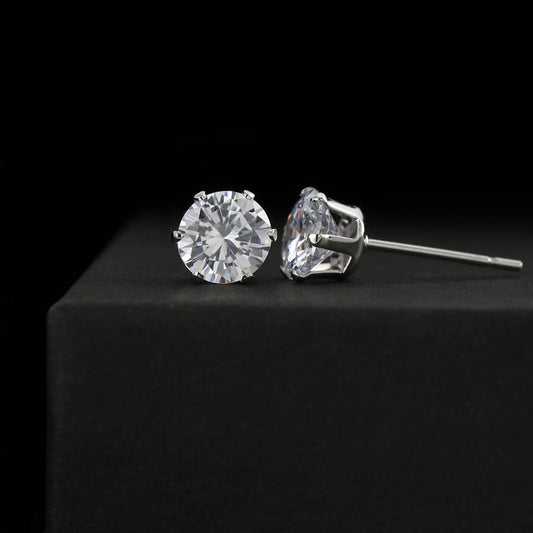 Simply Stunning – Classic Stud Earrings | 925 Sterling Silver by Rakva