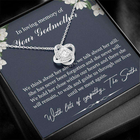 In Loving Memory Of Your Godmother Necklace Gift, Godmother Memorial Gift, Sympathy Gift For Lossing Godmother, Godmother Remembrance Necklace Rakva