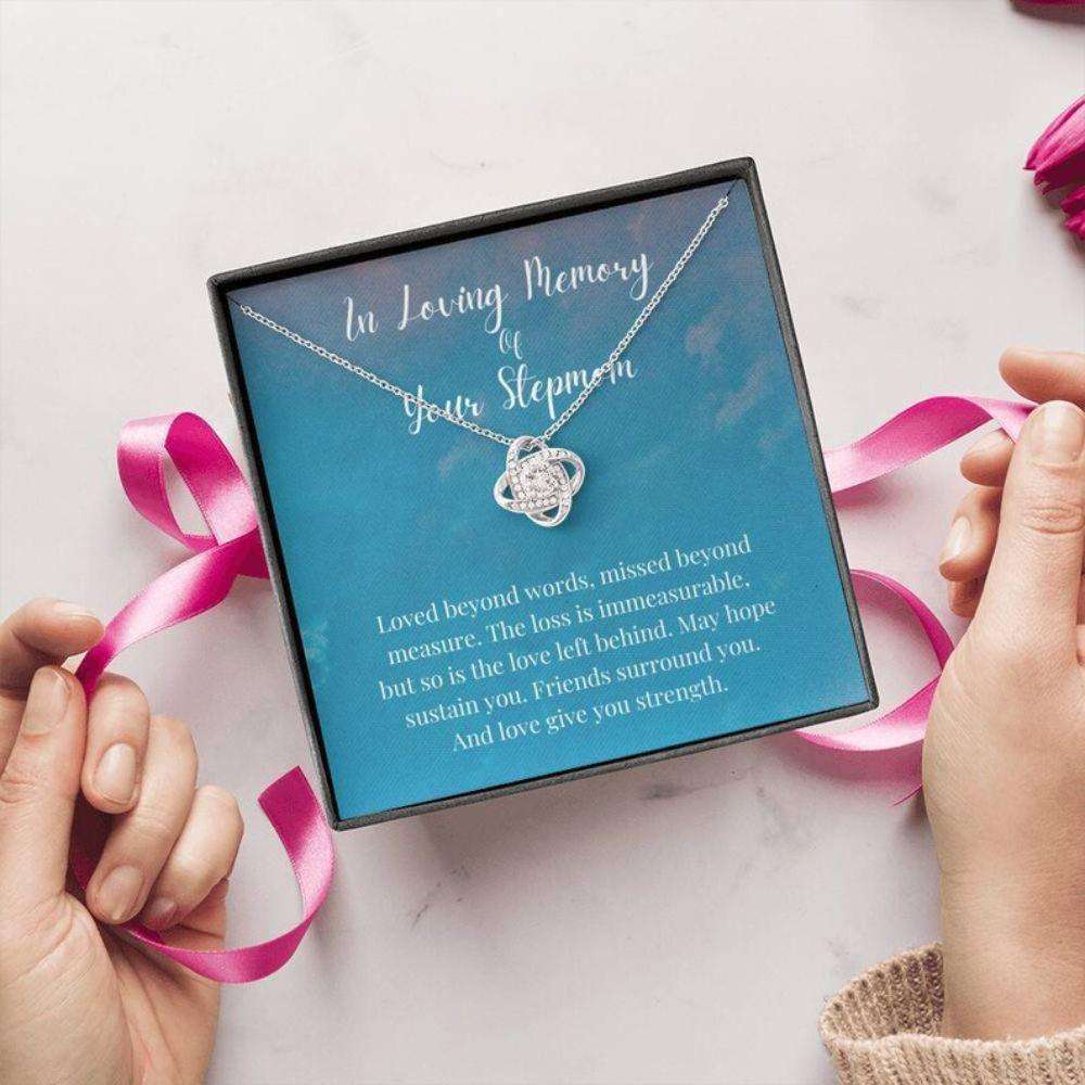 In Loving Memory Of Your Stepmom Necklace, Memorial Gifts For Loss Of A Stepmother Gift Rakva