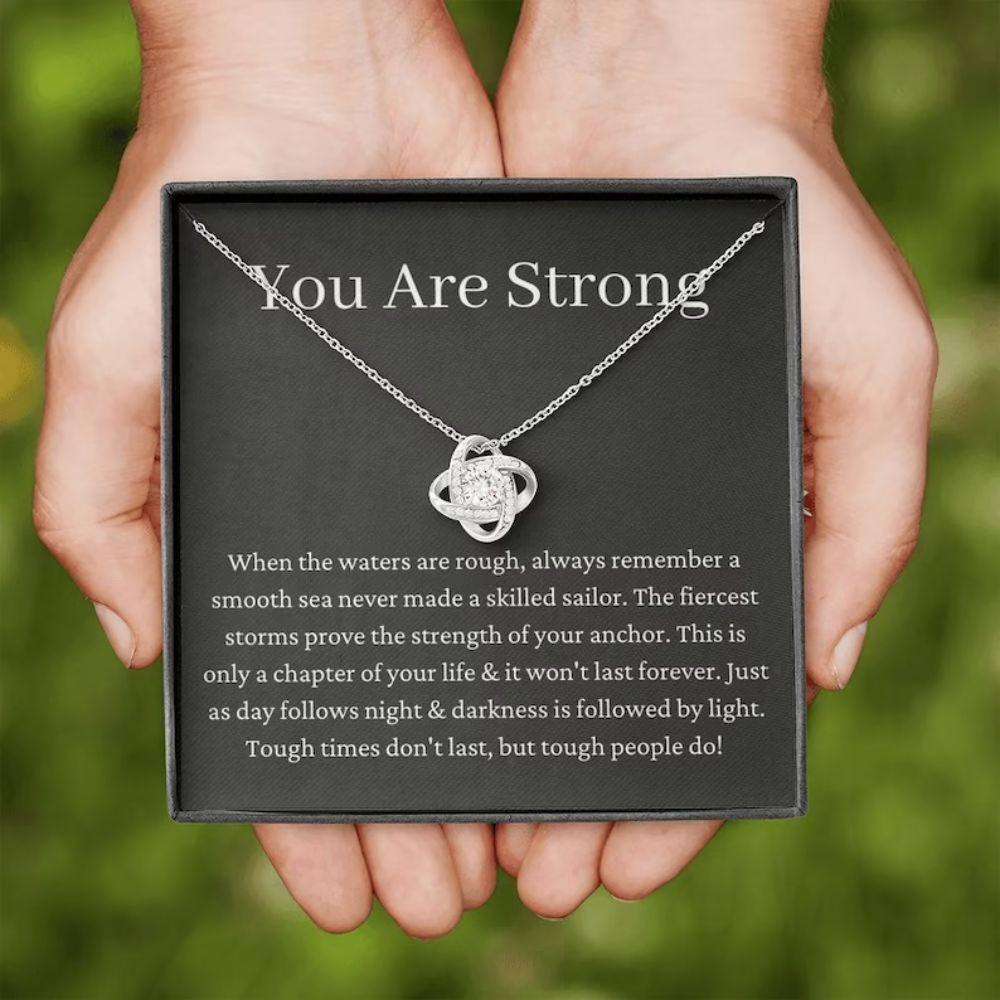 Inspirational Necklace Gift, Illness Get Well, Break Up Gift, Encouragement Gift Rakva