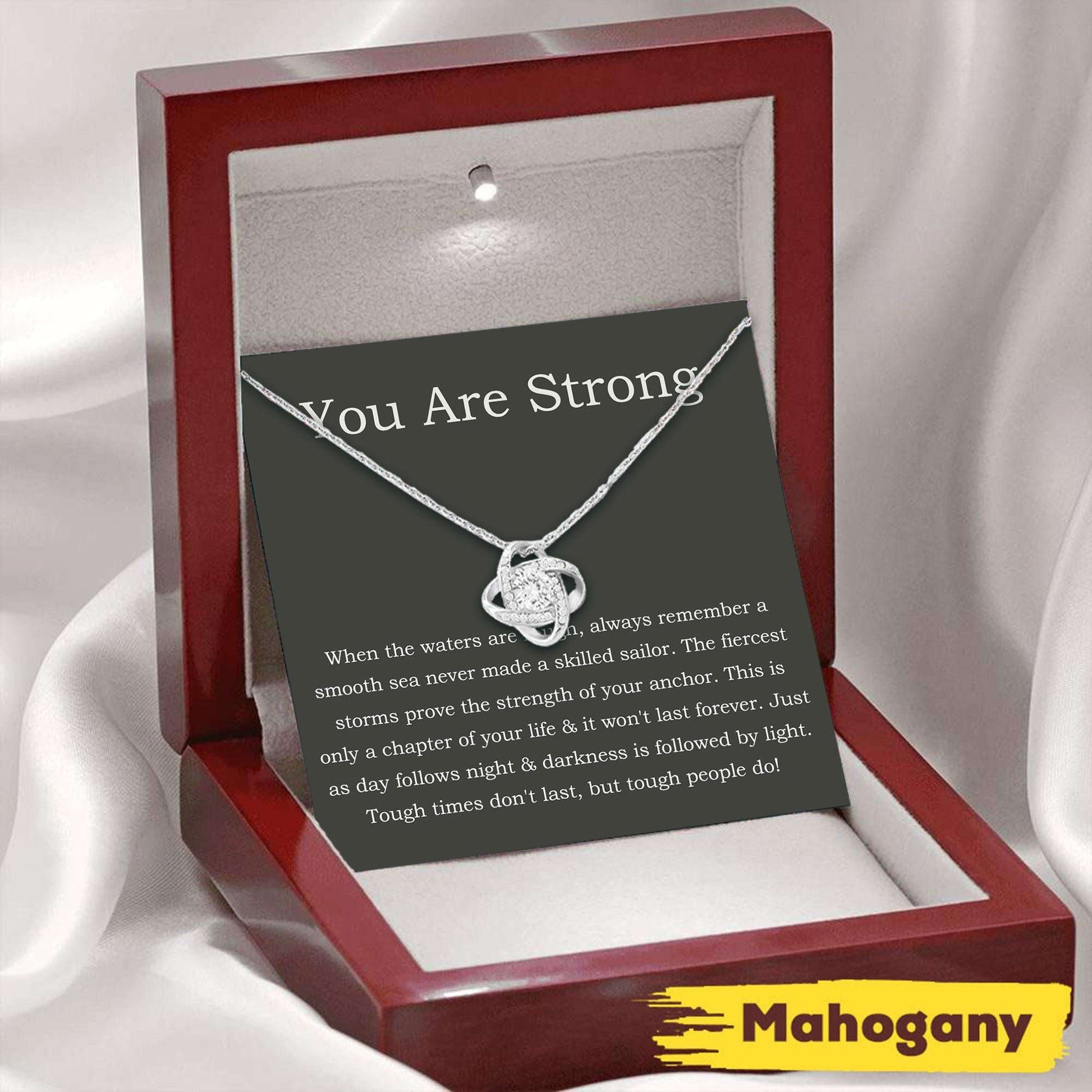 Inspirational Necklace Gift, Illness Get Well, Break Up Gift, Encouragement Gift Rakva