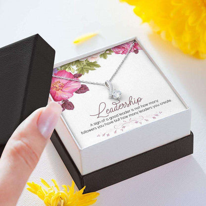 Lady Boss Gifts For Boss “ Leadership Necklace “ Alluring Beauty Necklace With Gift Box Rakva