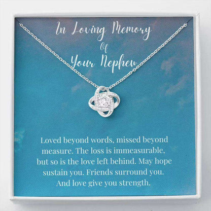 Loss Of A Nephew Necklace, In Loving Memory Of Your Nephew, Memorial Gifts Rakva