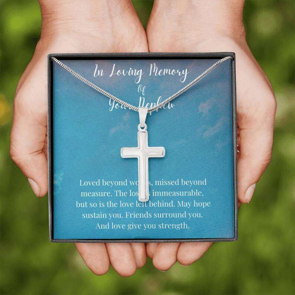 Loss Of A Nephew Necklace, In Loving Memory Of Your Nephew Necklace, Memorial Gifts Rakva