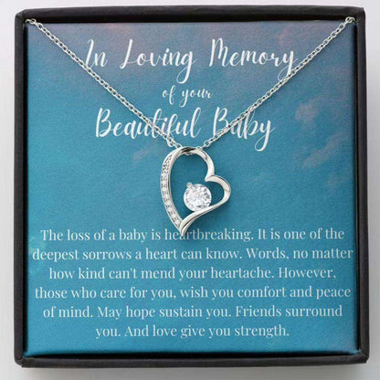 Loss Of Baby Necklace Gift, Infant Loss Gifts, Miscarriage Necklace, Pregnancy Loss Sorry Necklace Rakva