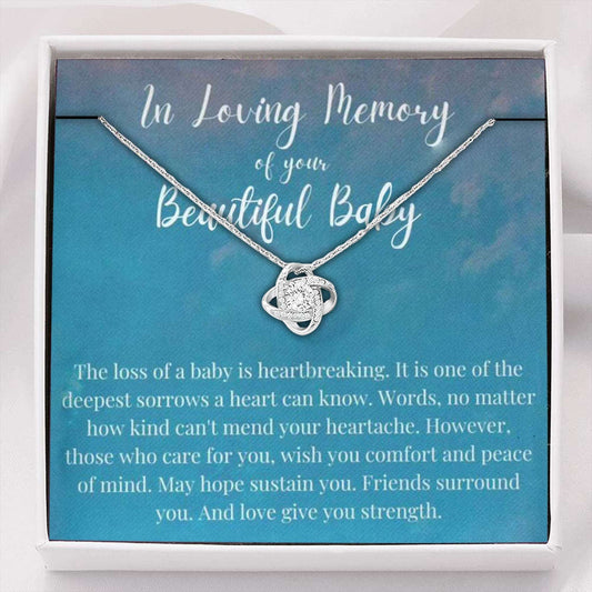 Loss Of Baby Necklace Gift, Infant Loss Gifts, Miscarriage Necklace, Pregnancy Loss Sorry Rakva