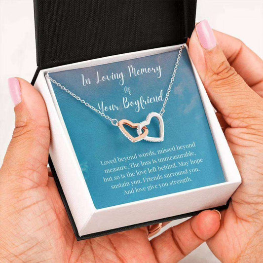 Loss Of Boyfriend Necklace Gift, Grief Gift, Boyfriend Remembrance Gift, Sympathy Gift Necklace Rakva