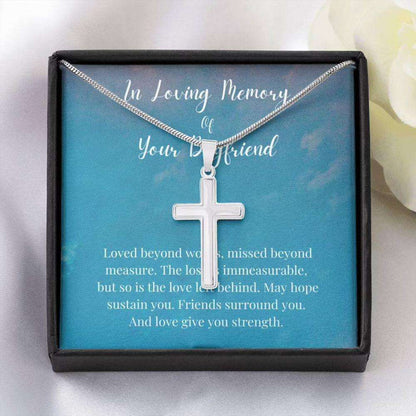 Loss Of Boyfriend Necklace Gift, Grief Gift, Boyfriend Remembrance Gift, Sympathy Gift Necklace Rakva