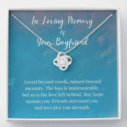 Loss Of Boyfriend Necklace Gift, Grief Gift, Boyfriend Remembrance Gift, Sympathy Gift Rakva