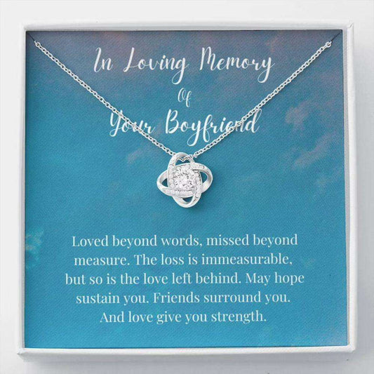 Loss Of Boyfriend Necklace Gift, Grief Gift, Boyfriend Remembrance Gift, Sympathy Gift Rakva