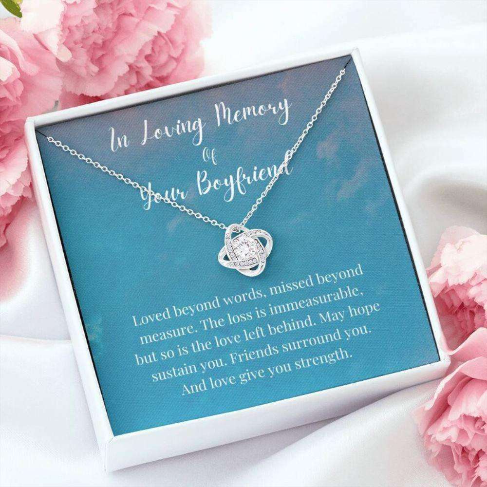 Loss Of Boyfriend Necklace Gift, Grief Gift, Boyfriend Remembrance Gift, Sympathy Gift Rakva
