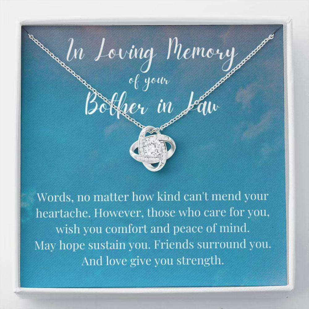 Loss Of Brother In Law Necklace Gift, Grief Gift, Sympathy Gift, Remembrance Gift, Memorial Gift Rakva