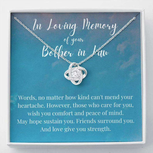 Loss Of Brother In Law Necklace Gift, Grief Gift, Sympathy Gift, Remembrance Gift, Memorial Gift Rakva