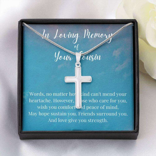Loss Of Cousin Necklace Gift, Grief Gift, Sympathy Gift, Remembrance Gift, Cousin Memorial Gift Necklace Rakva