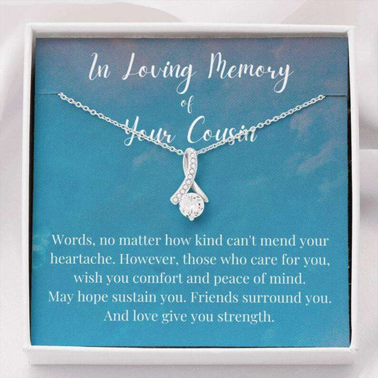 Loss Of Cousin Necklace Gift, Grief Gift, Sympathy Gift, Remembrance Gift, Cousin Memorial Necklace Rakva