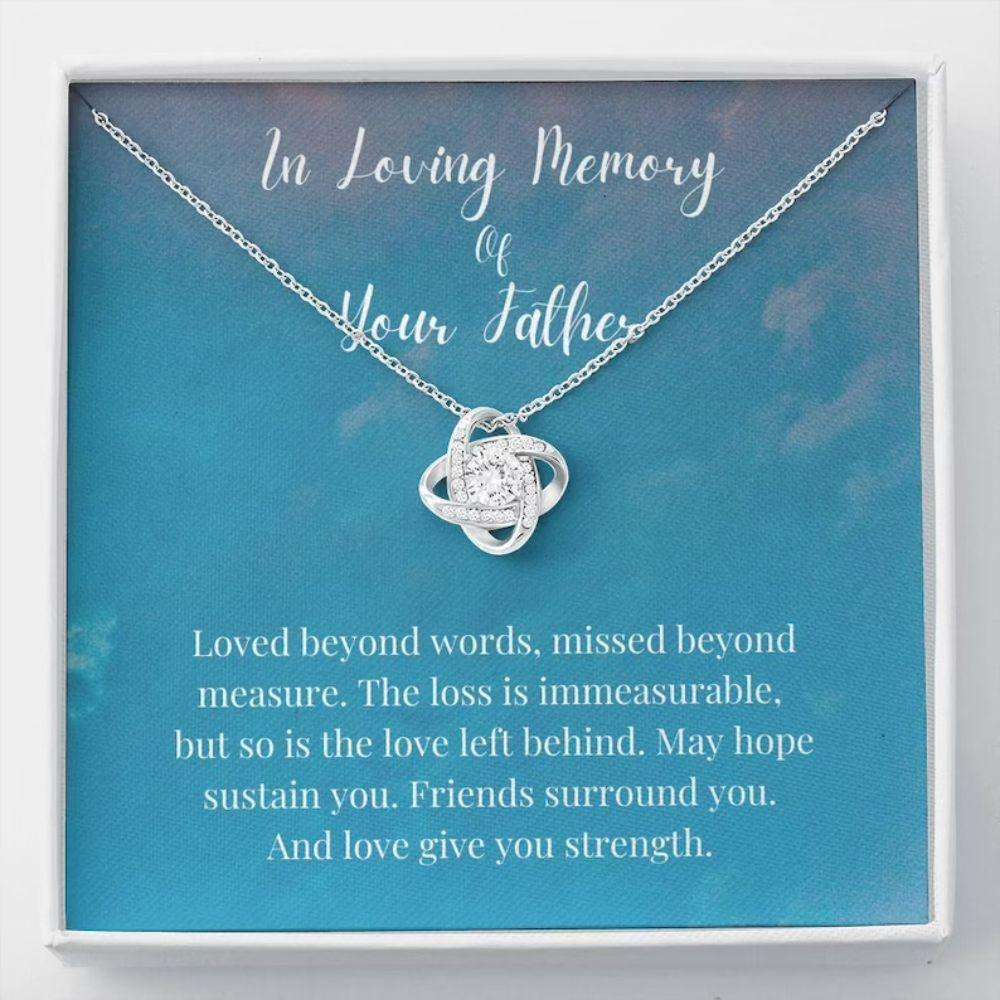 Loss Of Father Necklace Gift, Grief Gift, Sympathy Gift, Father Remembrance Gift Rakva