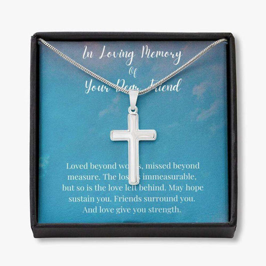 Loss Of Friend Necklace Grief Gift, Friend Remembrance Gift, Sympathy Gift, Memorial Gift Necklace Rakva