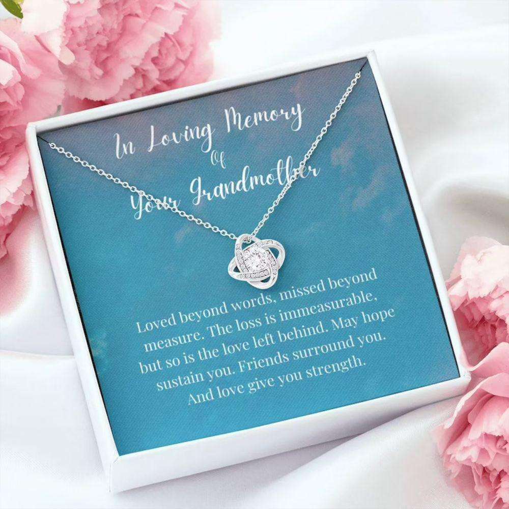 Loss Of Grandmother Necklace Gift, Memorial Gift Condolence Gift, Grief Gift, Remembrance Gift Rakva
