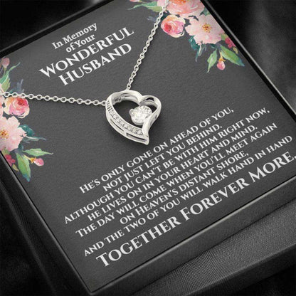 Loss Of Husband Necklace, Gift For Newly Widowed, Sympathy Gift, Memorial Necklace Rakva