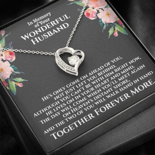 Loss Of Husband Necklace, Gift For Newly Widowed, Sympathy Gift, Memorial Necklace Rakva