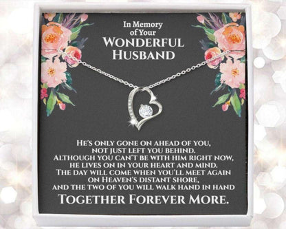 Loss Of Husband Necklace, Gift For Newly Widowed, Sympathy Gift, Memorial Necklace Rakva