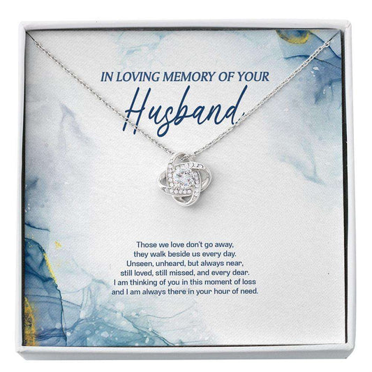 Loss Of Husband Necklace Gift, Husband Remembrance Necklace, Sympathy Gift, Husband Memorial Gift, Keepsake Gift, Bereavement Gift, Custom Necklace Rakva
