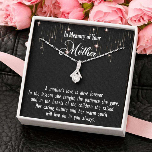 Loss Of Mother Gift, Grief Gift, Mother Condolence Gift, Sympathy Gift, Mom Remembrance Necklace, Mother Memorial Gift, Angel Mom Gift Rakva