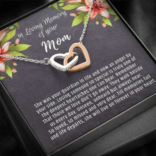 Loss Of Mother Necklace, Mom Memorial Gift Mom Condolence Gift, Grief Gift, Mother Remembrance Necklace, Sorry For Your Loss , Bereavement Gift Rakva