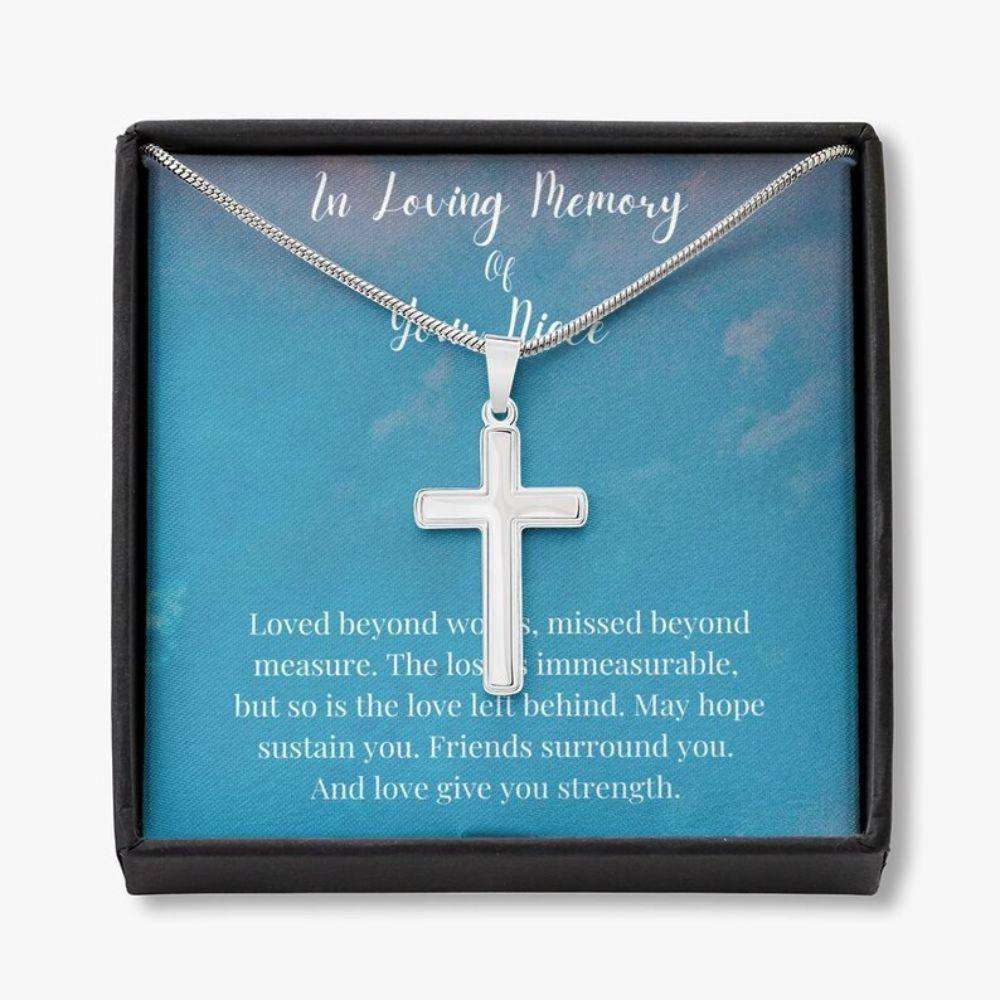 Loss Of Niece Necklace, In Loving Memory Of Your Niece, Memorial Gifts Necklace Rakva