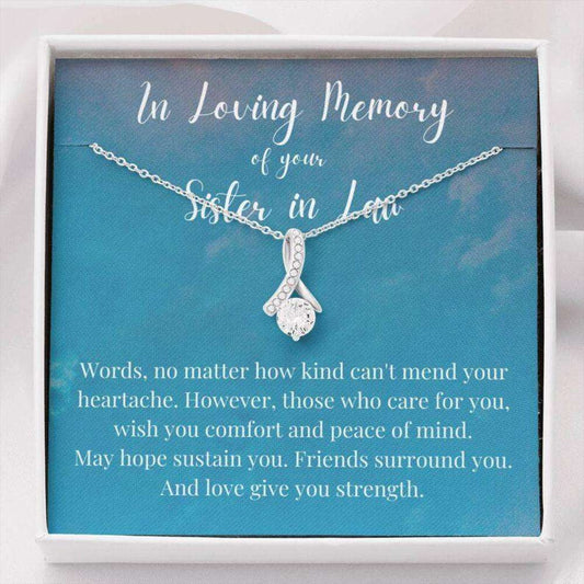 Loss Of Sister In Law Necklace Gift, Grief Gift, Sympathy Gift, Remembrance Gift, Memorial Necklace Rakva