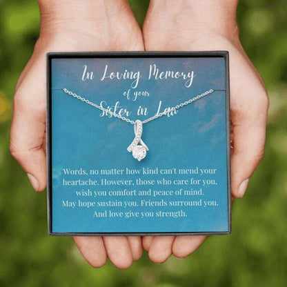 Loss Of Sister In Law Necklace Gift, Grief Gift, Sympathy Gift, Remembrance Gift, Memorial Necklace Rakva