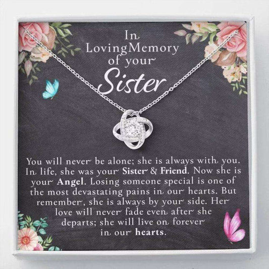 Loss Of Sister Necklace, Sister Remembrance Necklace, Sister Memorial Gift, Sister Remembrance, Bereavement Sister Rakva