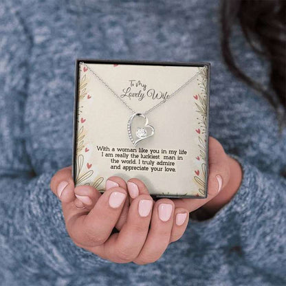 Lovely Gift For Wife From Husband - 925 Sterling Silver Pendant For Karwa Chauth Rakva