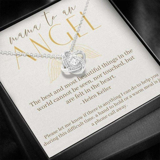 Mama To An Angel Necklace Gift, Miscarriage Gift, Gift For Grieving Mother, Bereavement Gift Loss Of Child, Infant Loss Memorial, Child Loss Rakva