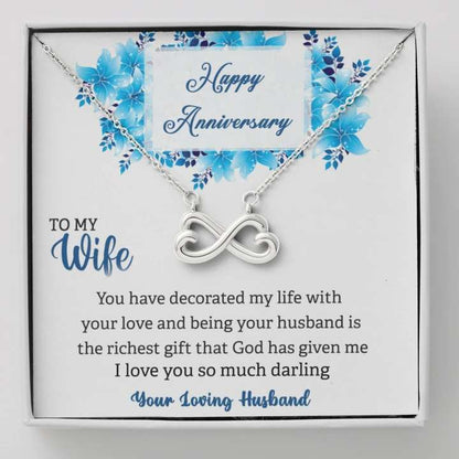 Marriage Anniversary Gift For Wife - 925 Sterling Silver Pendant For Karwa Chauth Rakva